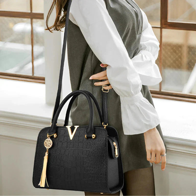 Bolsa Transversal de Couro Vivienne